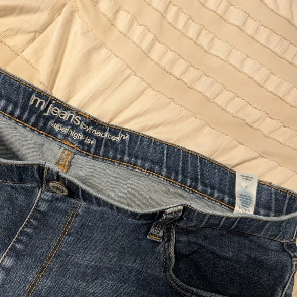 Distressed Blue Jeans - Picture 2 of 3